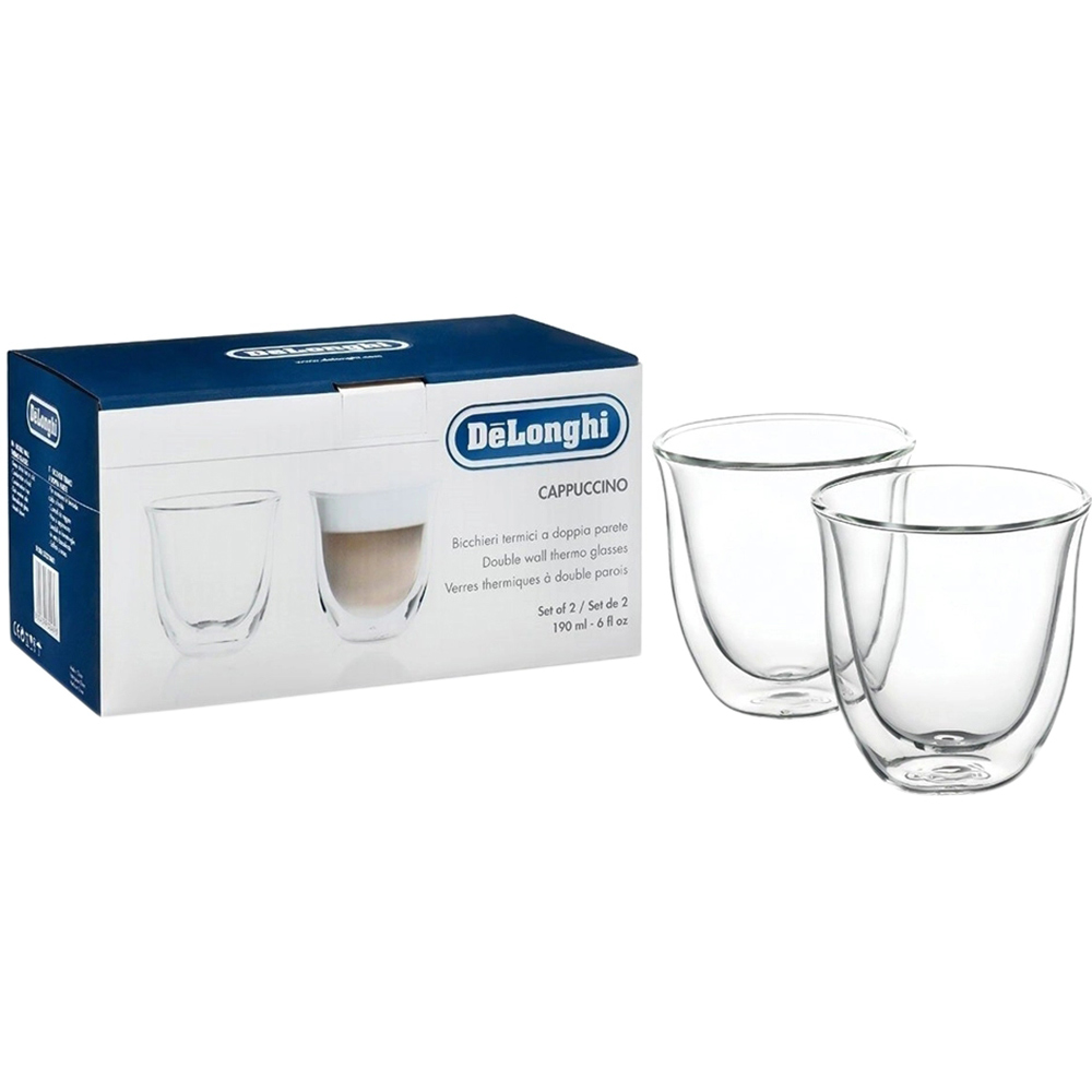 Набір склянок DELONGHI CAPPUCCINO DLSC311 190 мл 2 шт (5513214601)