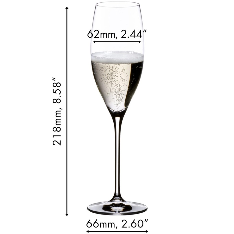 Набор бокалов RIEDEL VINUM 230 мл (6416/48) Предназначение шампанское