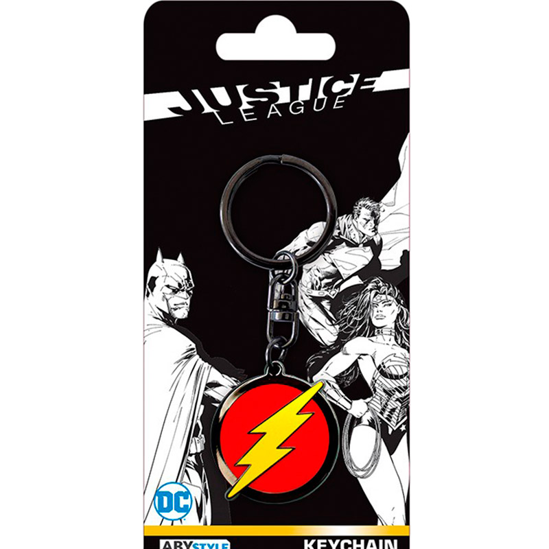 Фото 4 Брелок Abystyle DC Comics Keychain Flash Logo (ABYKEY163)