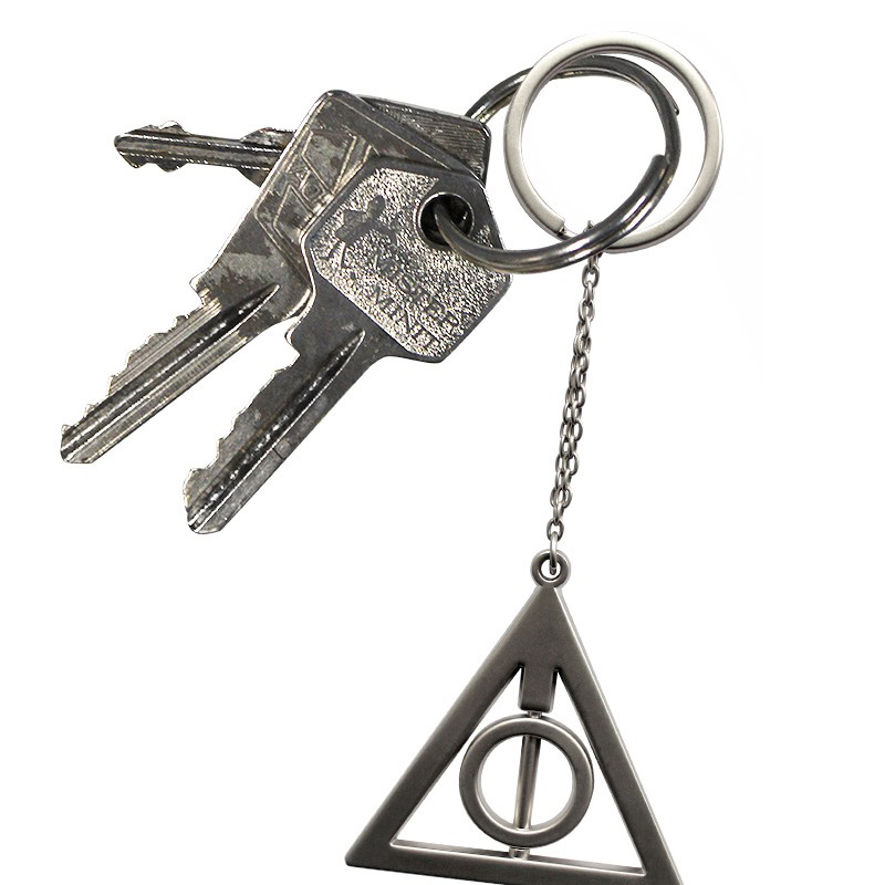 Брелок Abystyle Harry Potter Keychain 3D Deathly Hallows (ABYKEY192) Материал металл