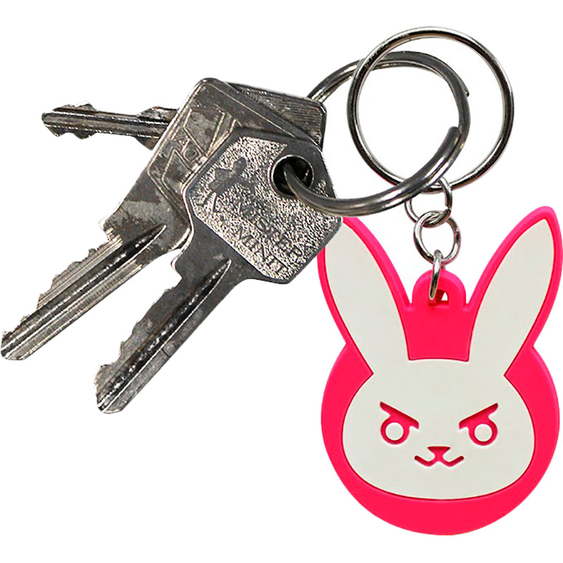 Брелок Abystyle Overwatch Keychain PVC D.VA (ABYKEY215) Материал металл