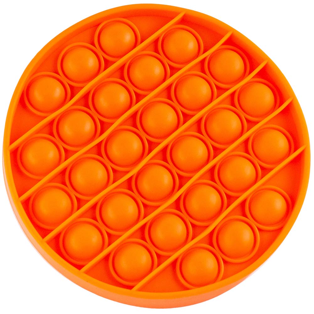 

Игрушка антистресс Sibelly Pop It Mono Circle Orange (SB-PPIT-CRCL-OR), Pop It Mono Circle Orange