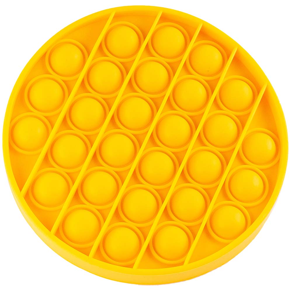 Игрушка антистресс Sibelly Pop It Mono Circle Yellow (SB-PPIT-CRCL-YL)