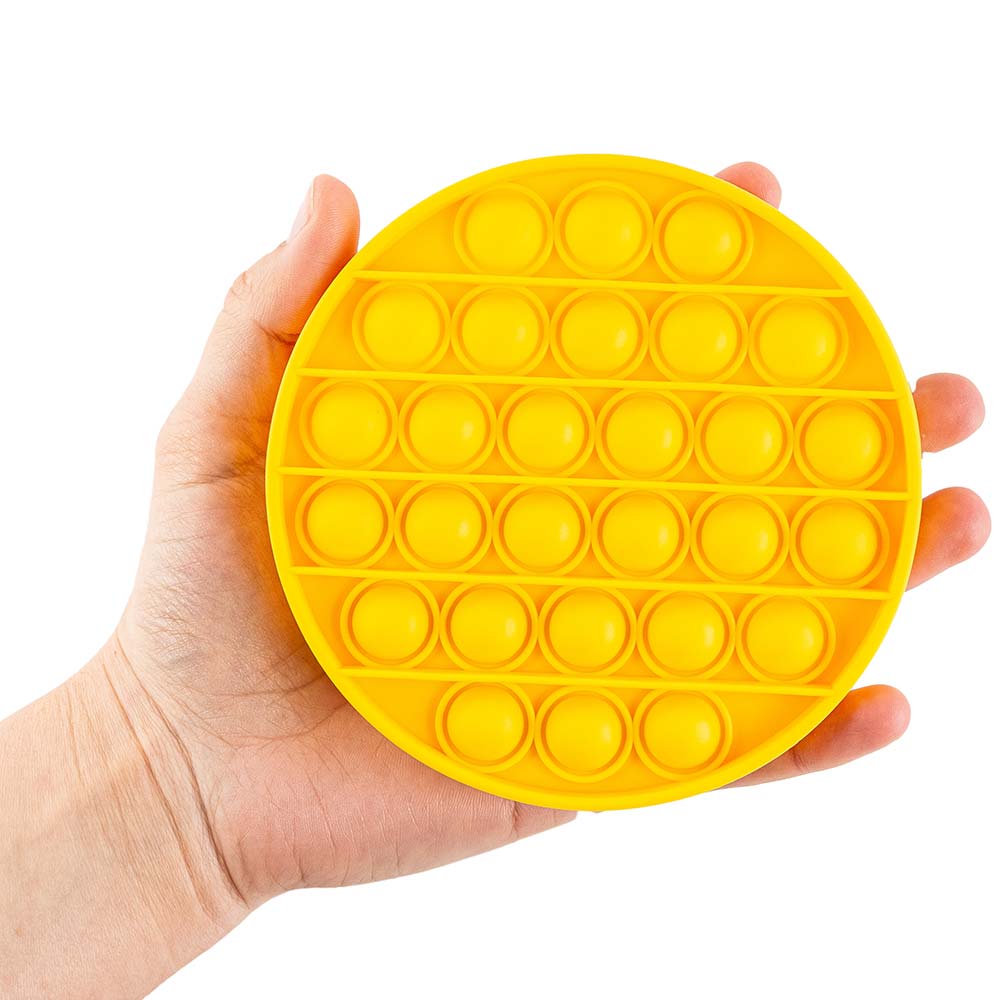 Игрушка антистресс Sibelly Pop It Mono Circle Yellow (SB-PPIT-CRCL-YL) Для кого универсально