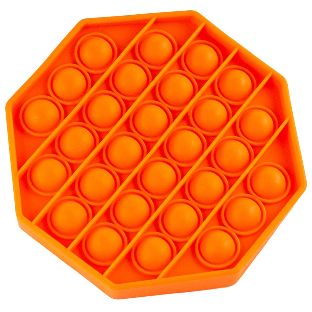 

Игрушка антистресс SIBELLY Pop It Mono Octagon Orange (SB-PPIT-OCT-OR), Pop It Mono Octagon Orange