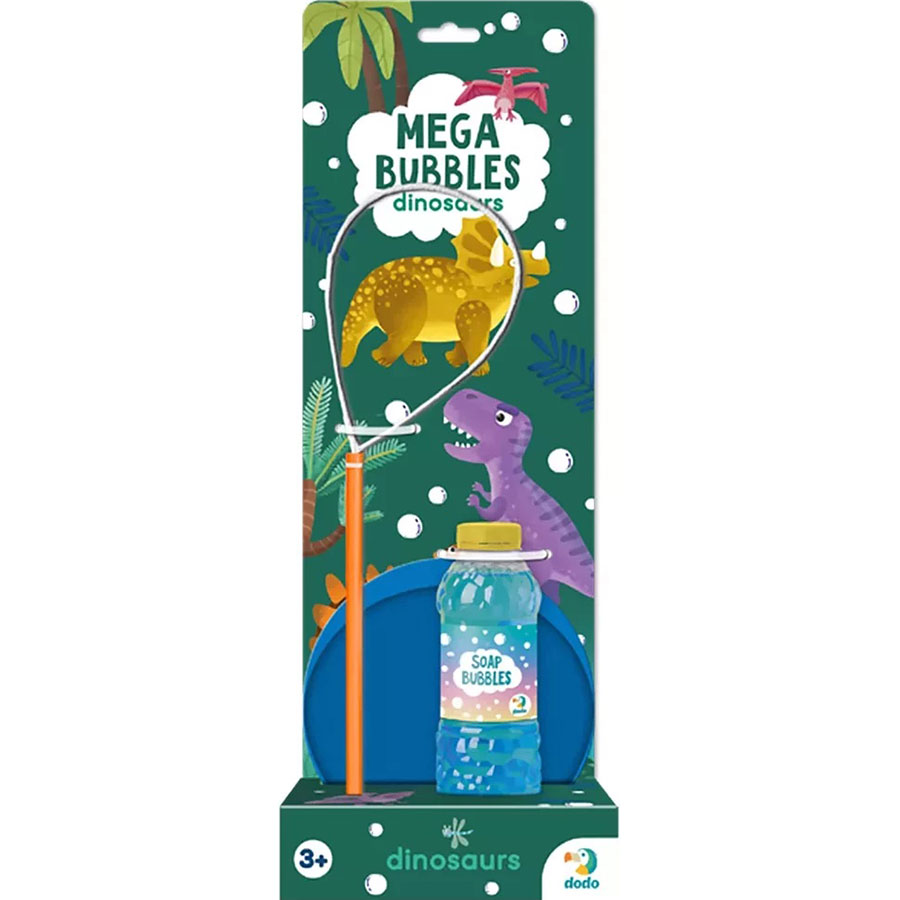 Мильні бульбашки Dodo Mega Bubbles Dinosaurs 450 мл (500122)