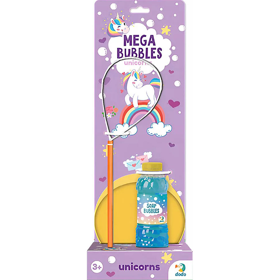 Мильні бульбашки Dodo Mega Bubbles Unicorns 450 мл (500118)