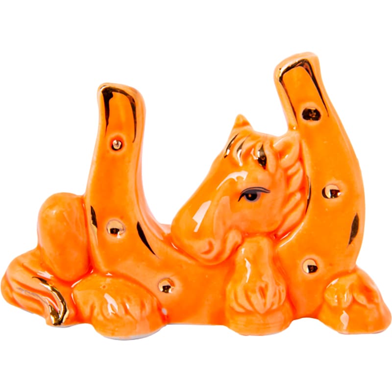Фігурка LEFARD Конячка з підковою 8 см Orange (149-516)