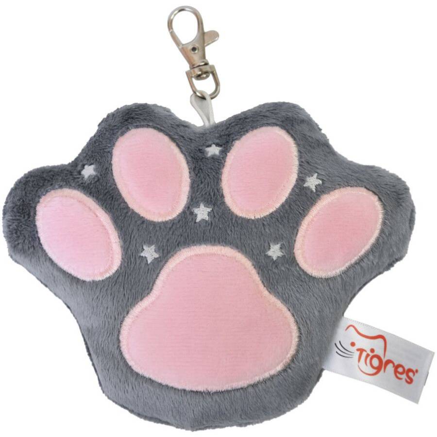 Брелок TIGRES Лапка Grey (ПД-0511)
