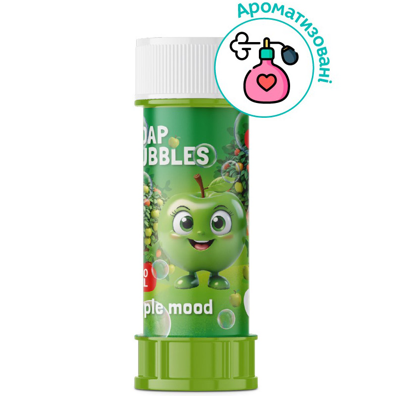 Мильні бульбашки DODO Яблуко 60 мл (500129) Вік, років від 3 років