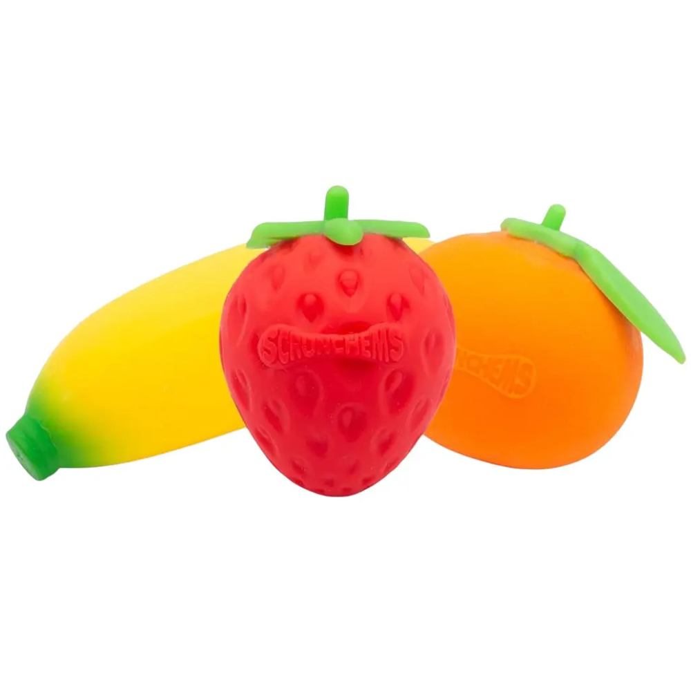 Набор игрушек-антистресс Tobar One for fun Сквиш Фрукты 3 шт (38517) Возраст, лет от 3 лет