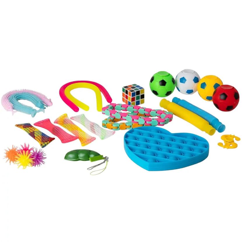 Набор игрушек-антистресс Tobar Фиджет Сет 24 шт (SV21083) Возраст, лет от 3 лет