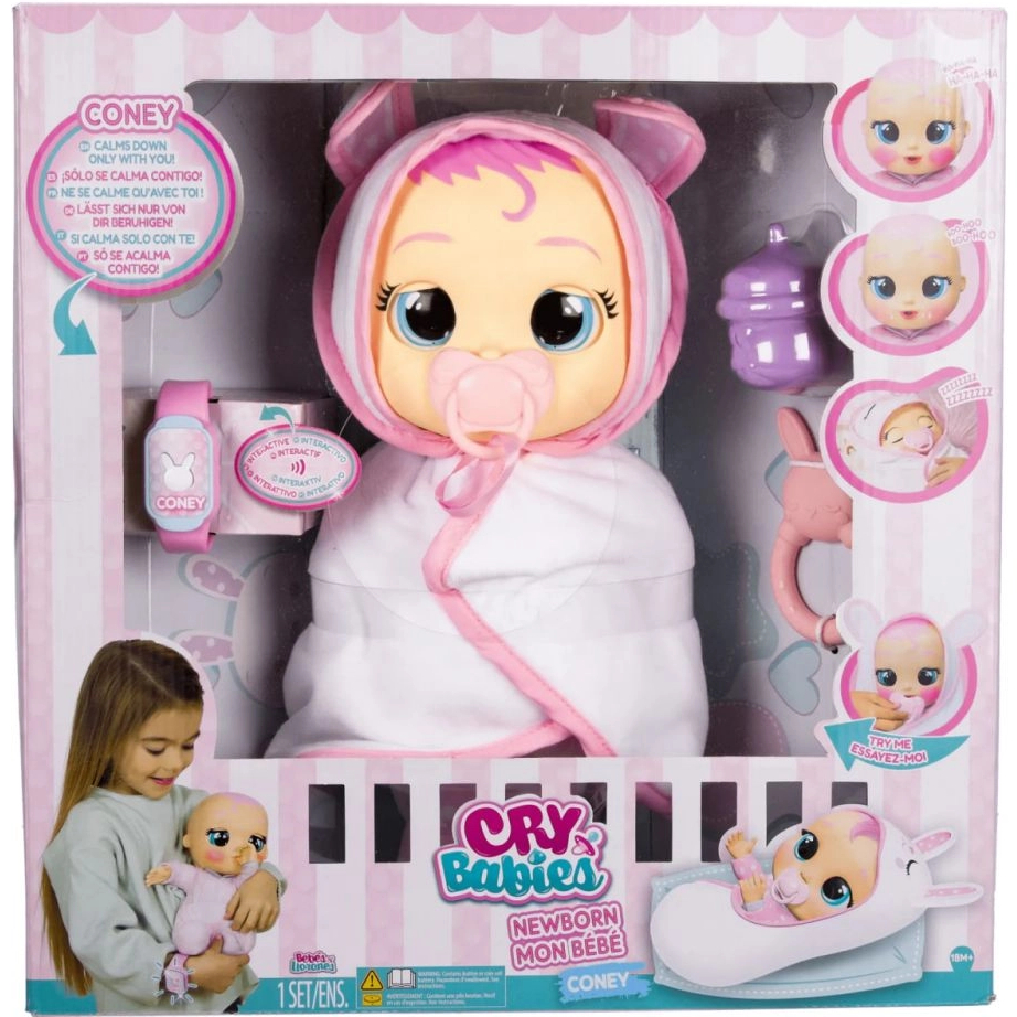 Фото Кукла IMC TOYS Toys CRY BABIES Интерактивная Плакса Новорожденная Конни (911284)