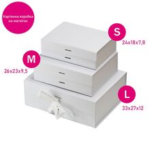 Подарункова коробка BERGAMO Aurum M White (120130213M-08)