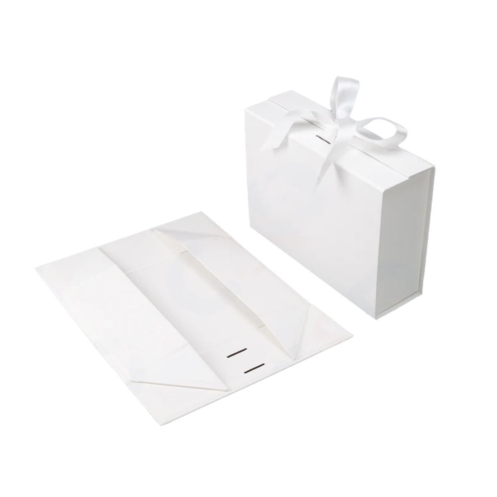 Подарункова коробка BERGAMO Aurum M White (120130213M-08) Ігри для розвитку і творчості товари для свята