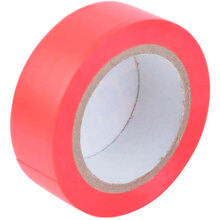 Изолента TOLSEN 19 мм х 9.2 м 0.13 мм Red (38025)