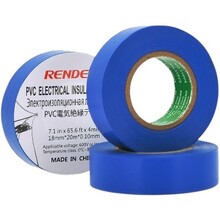 Изолента RENDER 18x0,10 мм 20 м 10 шт Blue