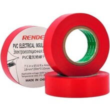 Изолента RENDER 18x0,10 мм 20 м 10 шт Red
