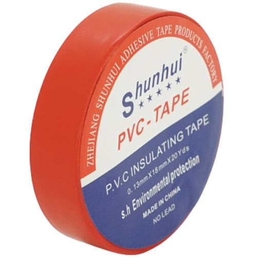 Изолента SHUNHUI 0,13 х 18 мм 20м 10 шт Red (0,13мм*18мм*20м-R)