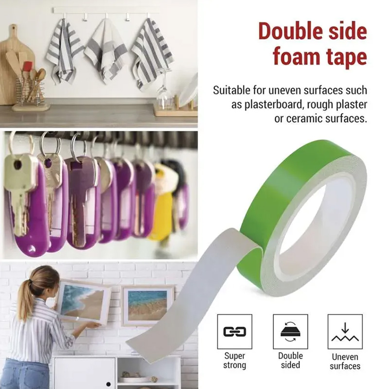 Двухсторонняя клейкая лента на пенной основе EMOS 20 мм 3 м (F6090) Основа акрил