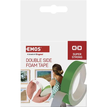 Двухсторонняя клейкая лента на пенной основе EMOS 20 мм 3 м (F6090)