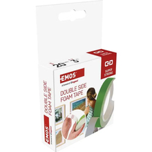 Двухсторонняя клейкая лента на пенной основе EMOS 20 мм 3 м (F6090)