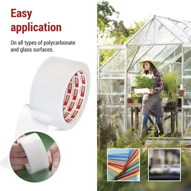 Клейкая лента EMOS для поликарбоната и стекла 50 мм 25 м (F6200) Основа акрил