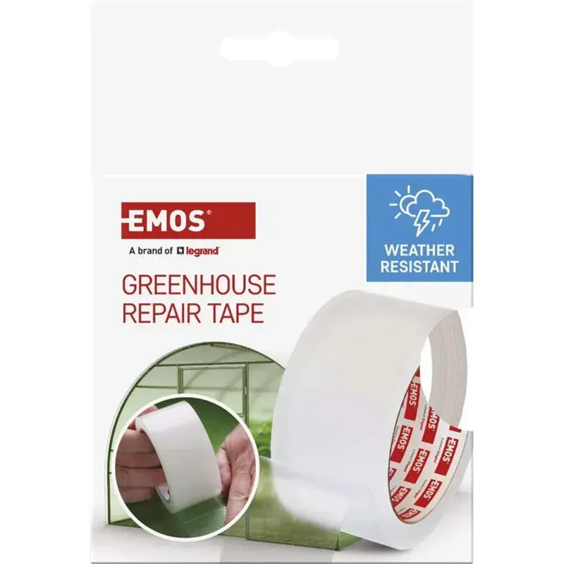Внешний вид Клейкая лента EMOS для поликарбоната и стекла 50 мм 25 м (F6200)