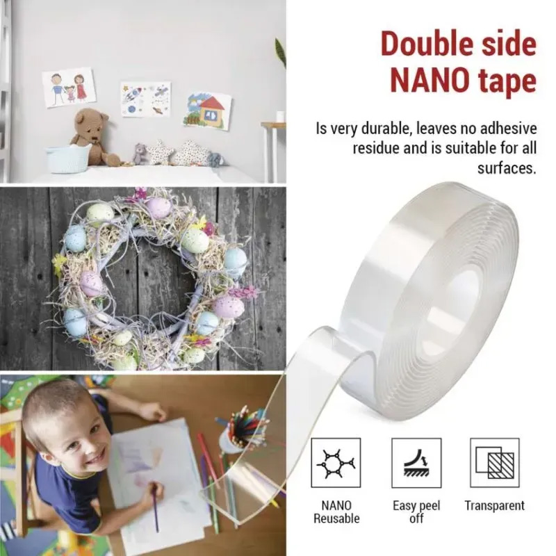 Двухсторонняя нанолента EMOS 30 мм 3 м (F6300) Основа акрил