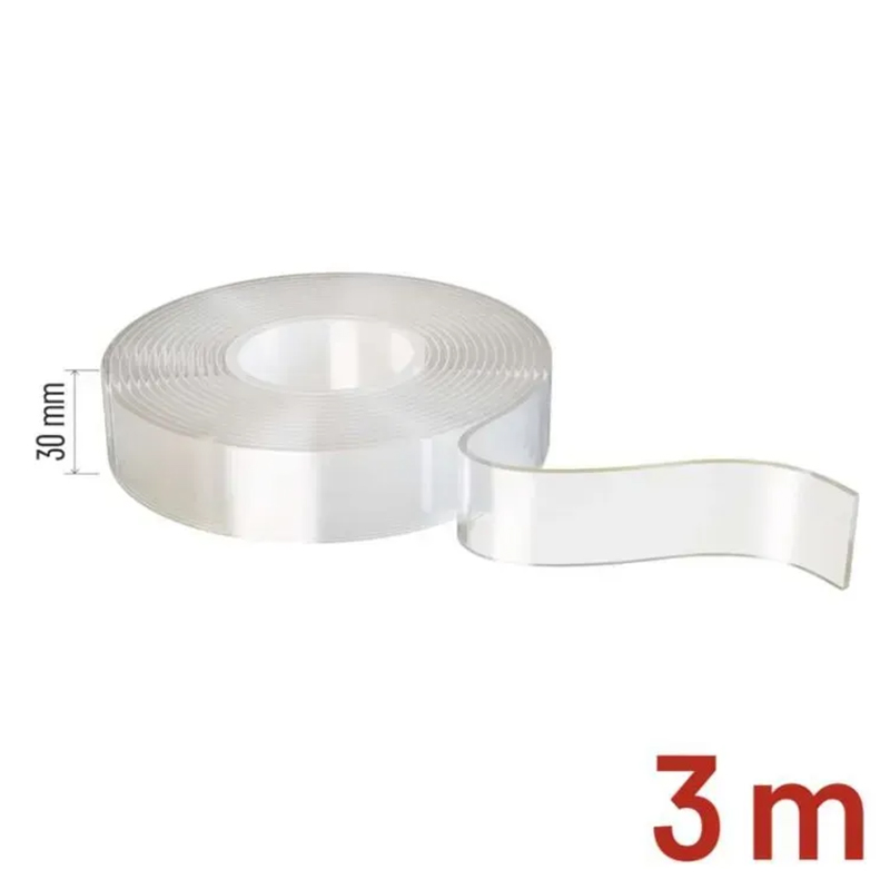 Изображение Двухсторонняя нанолента EMOS 30 мм 3 м (F6300)