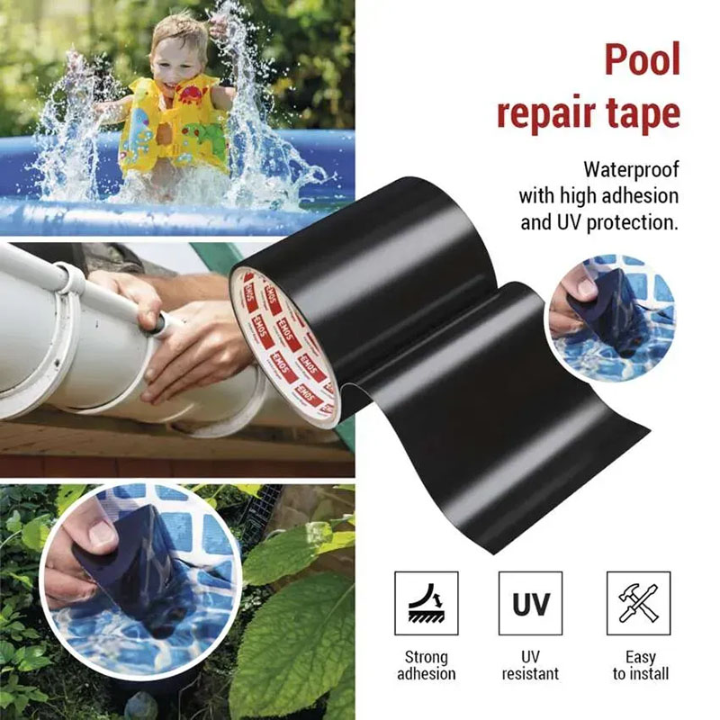 Клейкая лента EMOS для басейнов 100 мм 1 м Black (F6110) Количество сторон 1