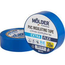 Изолента MOLDER ПВХ 0.13x19 мм 10 м Синяя (MA21610)