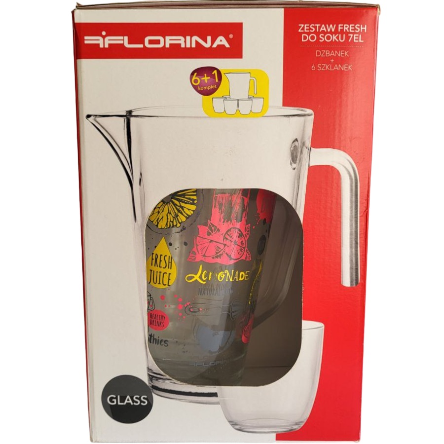 Набір для напоїв FLORINA FRESH 7 предметів (3K8109_J) Об'єм 1