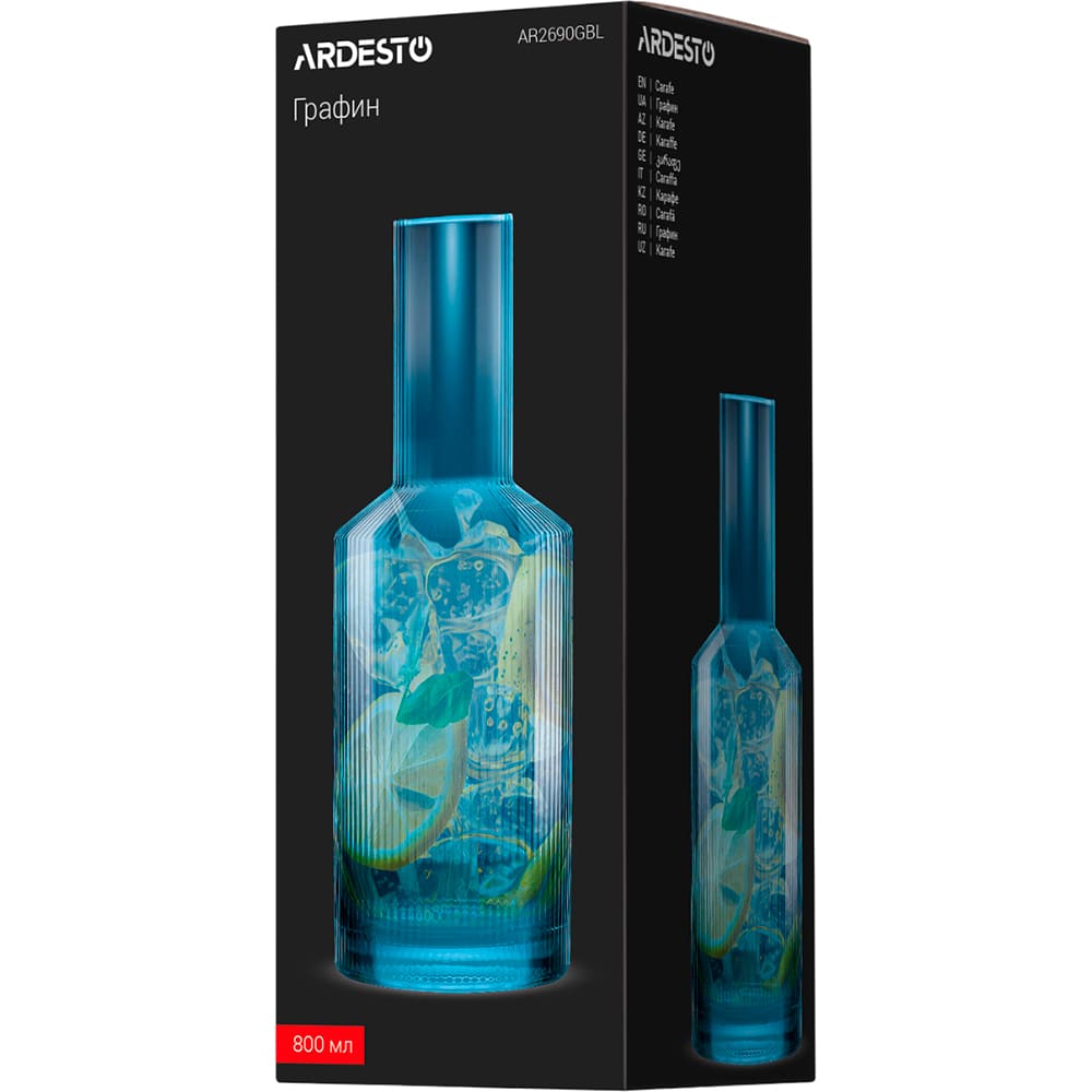 Графин ARDESTO 800 мл Blue (AR2690GBL) Предназначение вино