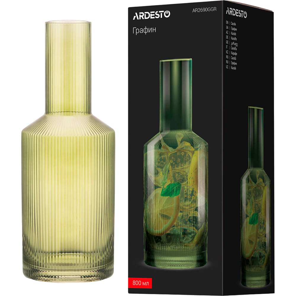 Зовнішній вигляд Графін ARDESTO 800 мл Green (AR2690GGR)