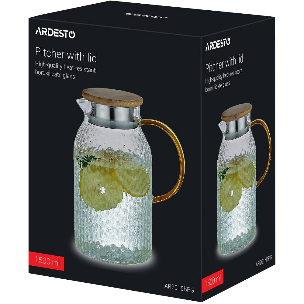 Кувшин ARDESTO Dew 1,5 л Clear (AR2615BPG) Предназначение вода