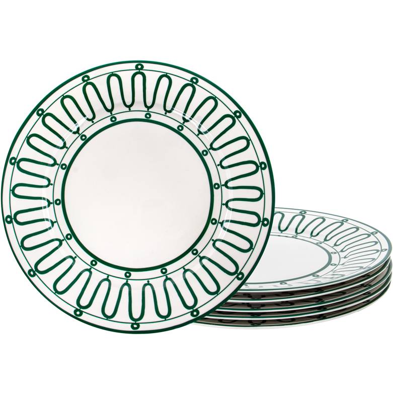 Сервіз HANNA HOME Green line 27см 6шт (922-058) Тип столовий