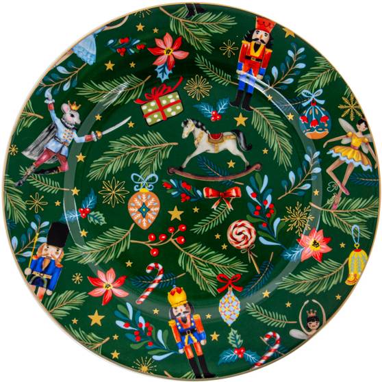 Сервиз LEFARD Green Christmas 19см 6шт (922-071)