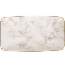 Набір страв ALBA CERAMIC Marble прямокутний 3 шт Gray (769-027)