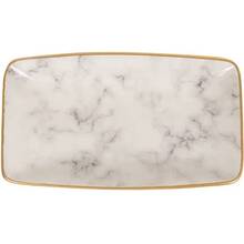 Набір страв ALBA CERAMIC Marble прямокутний 3 шт Gray (769-027)