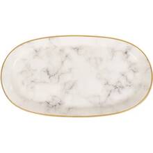 Набір страв ALBA CERAMIC Marble овальний 3 шт Gray (769-028)