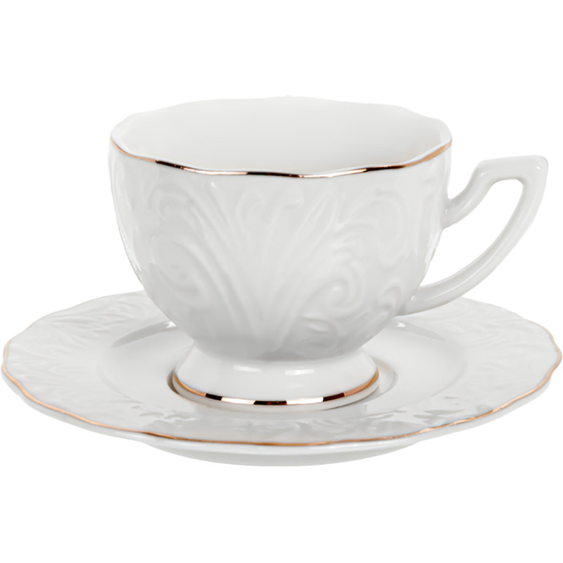 Сервіз Lefard 12 пр 90 мл White Gold (359-485) Тип кавовий