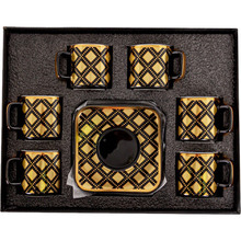 сервіз Lefard 12 предметів 120 мл Black Gold (926-018)