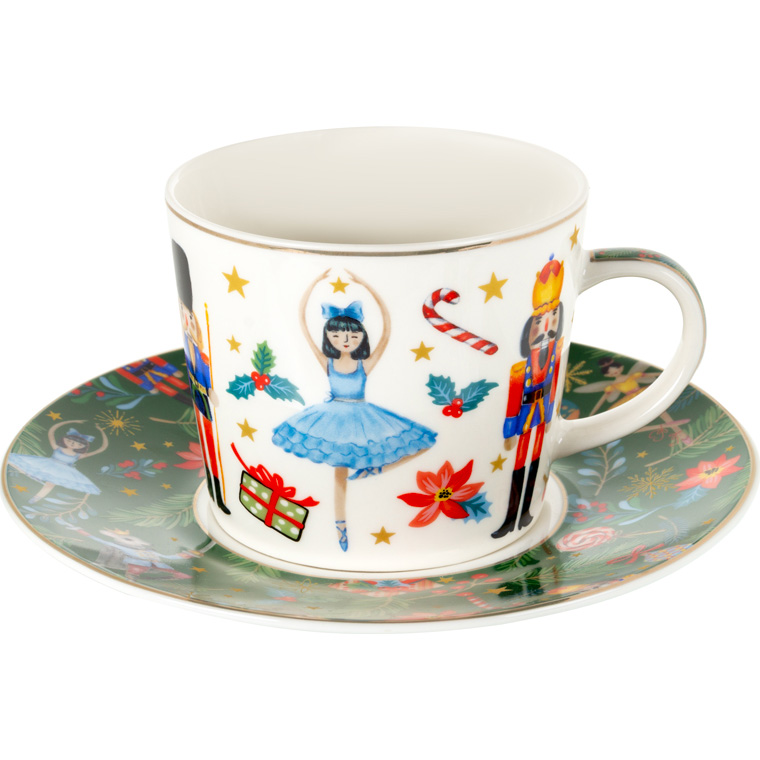 Сервіз LEFARD Green Christmas 4 ін. 250 мл (922-100) Тип чайний
