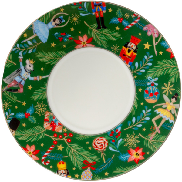 Сервіз LEFARD Green Christmas 4 ін. 250 мл (922-100) Комплектація блюдце