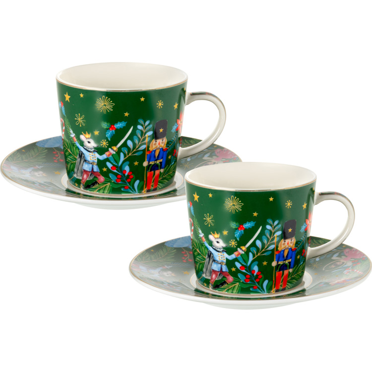 Сервиз LEFARD Green Christmas 4 пр 250 мл (922-098)