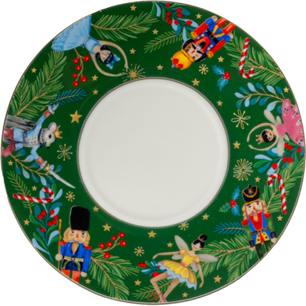 Сервиз LEFARD Green Christmas 4 пр 250 мл (922-098) Комплектация блюдце