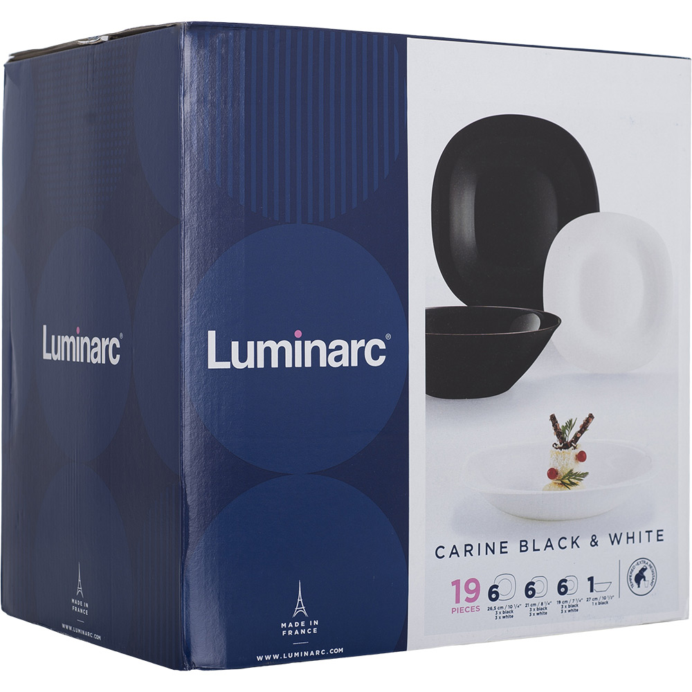 Фото 14 Сервиз LUMINARC Carine White&Black 19 пр (V8305)