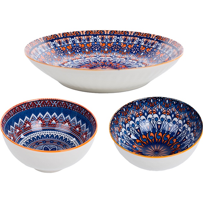 Набір Lefard 2 салатники 11 см + 2 тарілки 18 см (823-062)