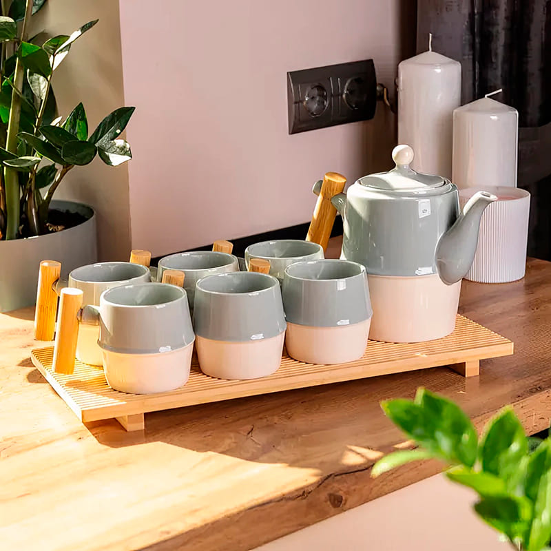 Сервіз UFT TSET N1 8 пр Silver (UFTHP-15-22) Комплектація заварник